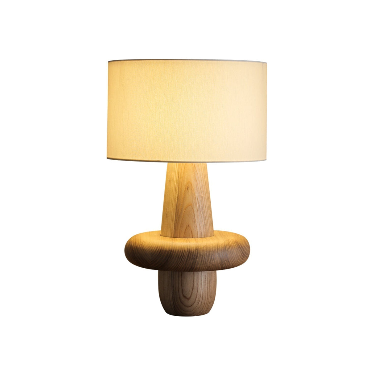 Lampa stołowa minimalistyczna ze szkła