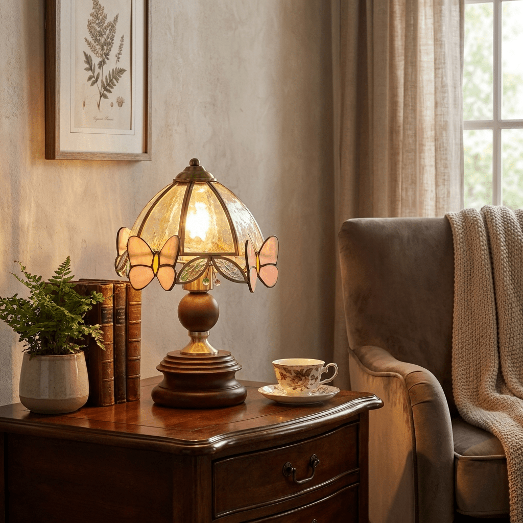 Lioriraya żyrandol Tiffany lampa stołowa