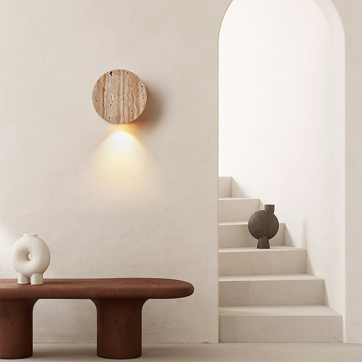 Jenthor Travertine kinkiet