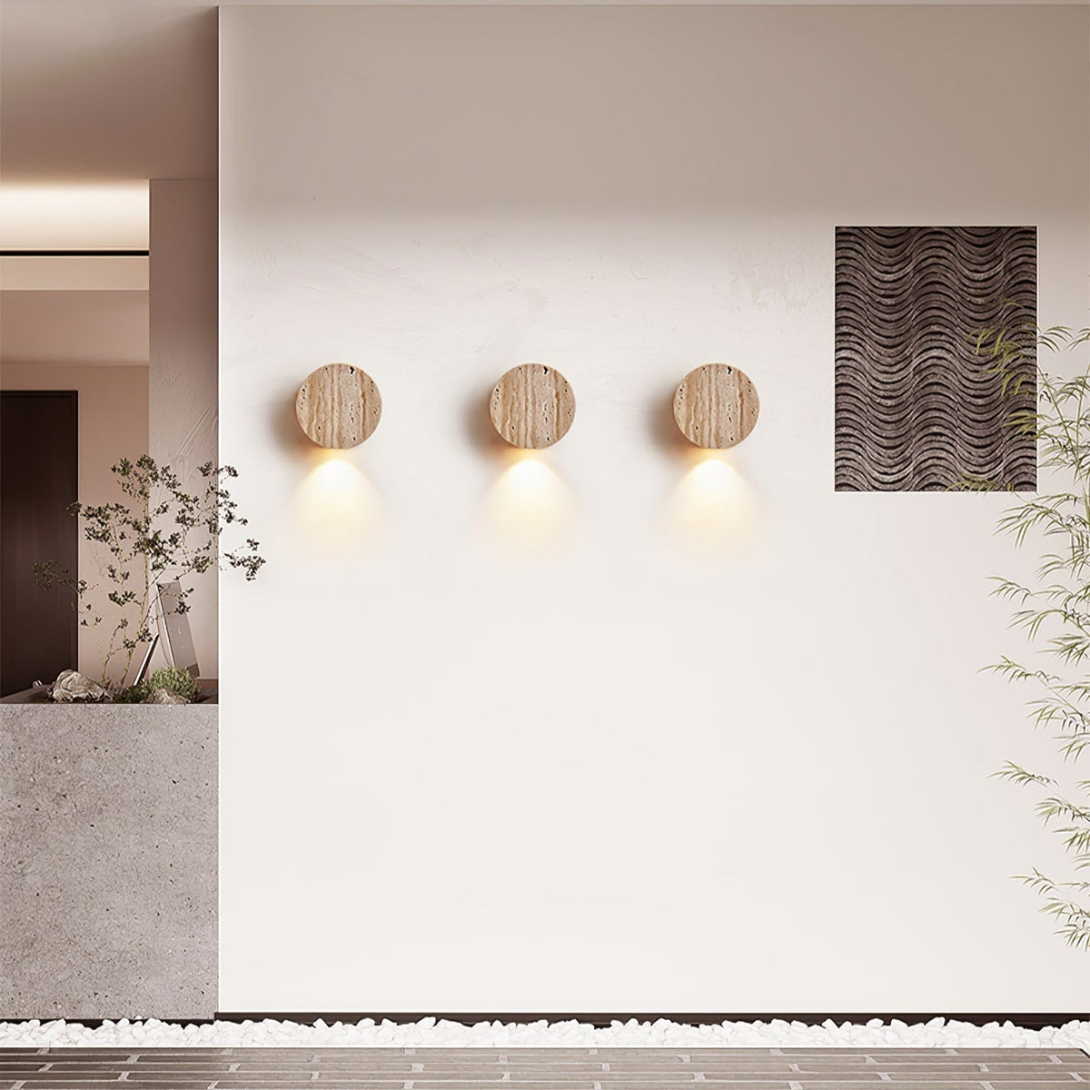 Jenthor Travertine kinkiet