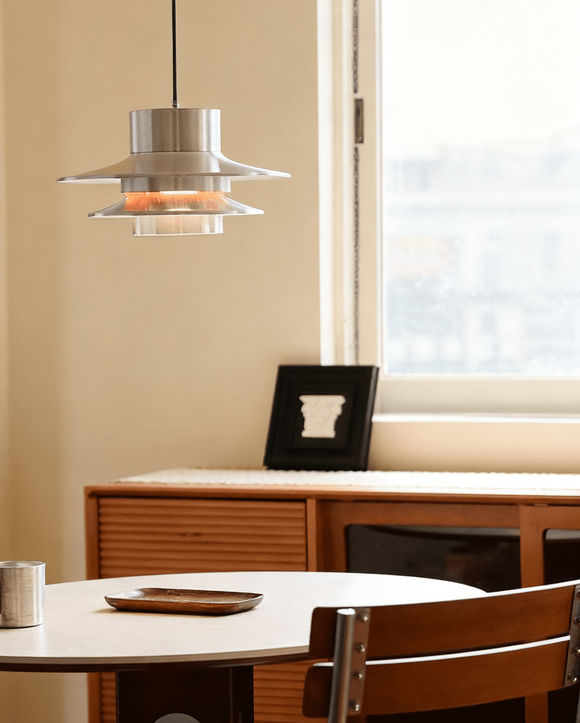 Ulux lampa wisząca ze stali nierdzewnej
