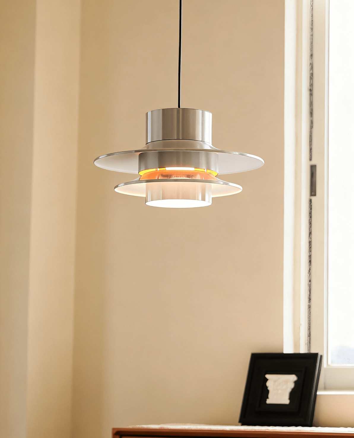 Ulux lampa wisząca ze stali nierdzewnej