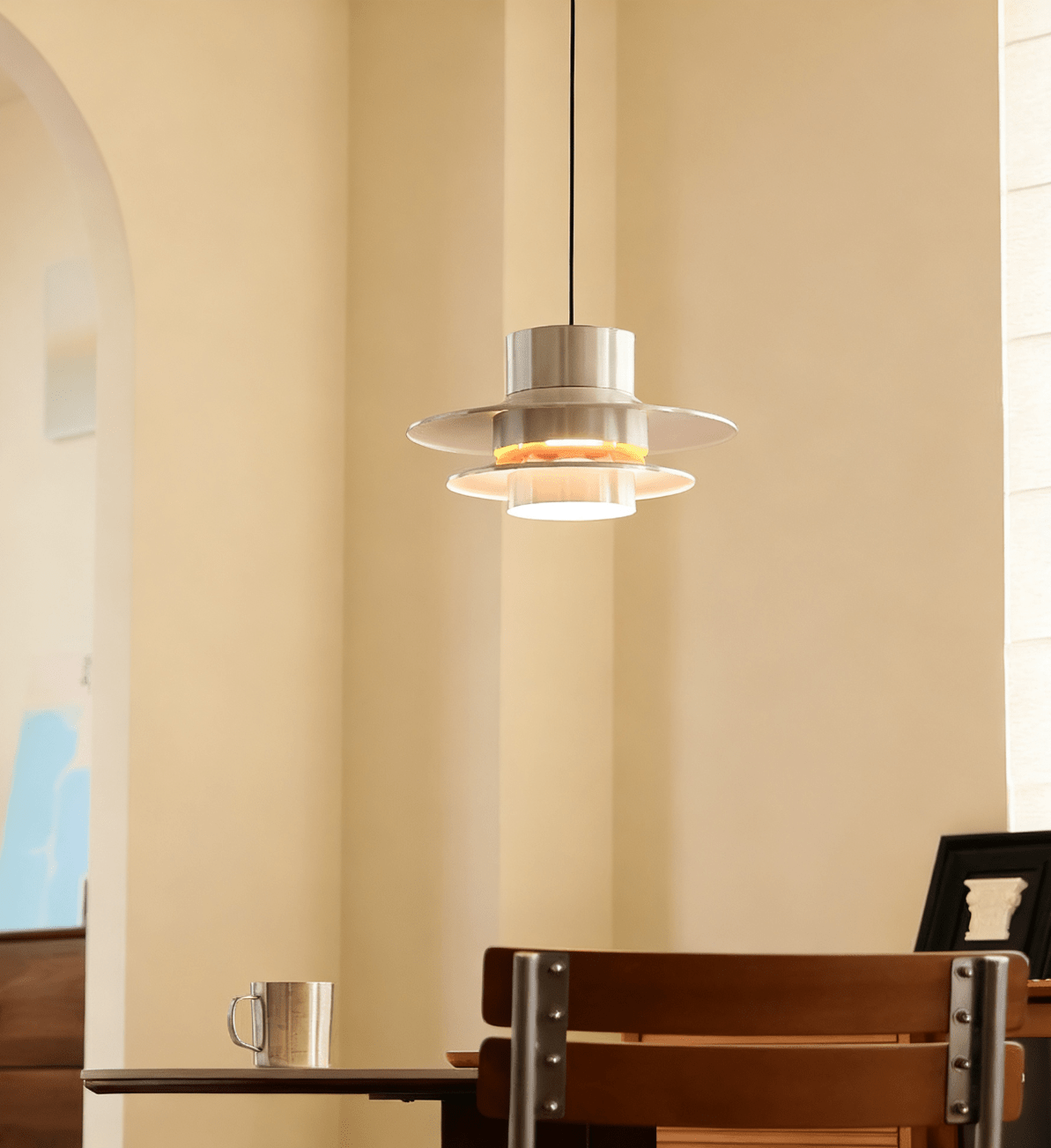 Ulux lampa wisząca ze stali nierdzewnej