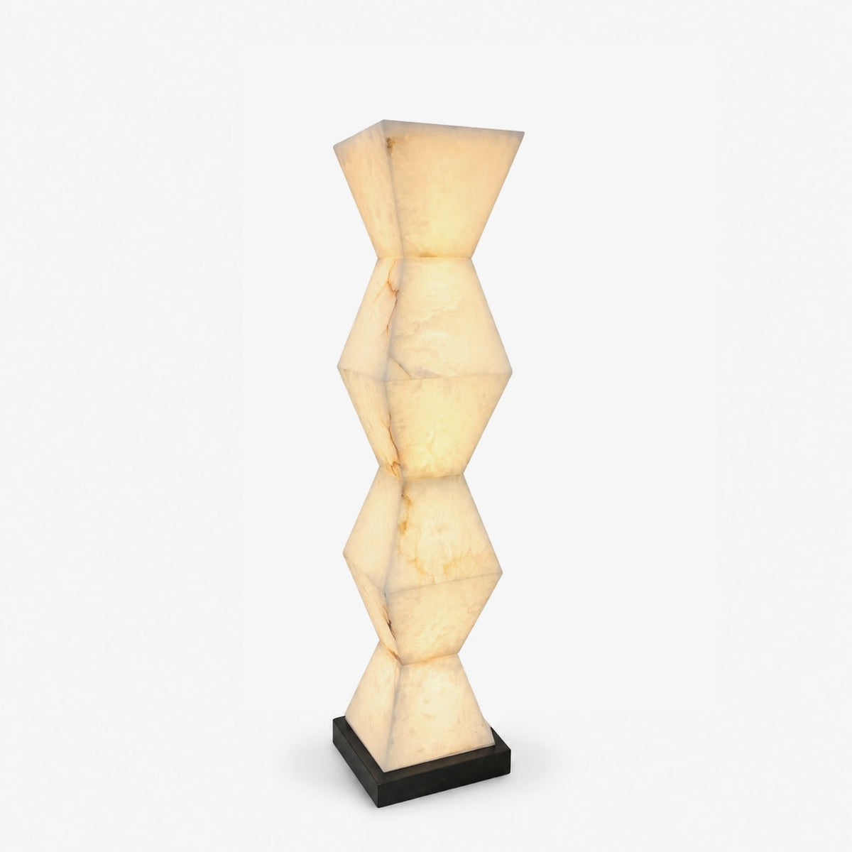 Nivuina lampa stojąca z alabastrem