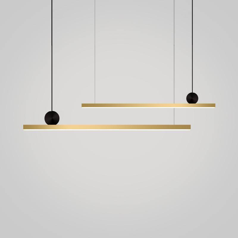 Firdes artystyczna lampa sufitowa z mosiądzu