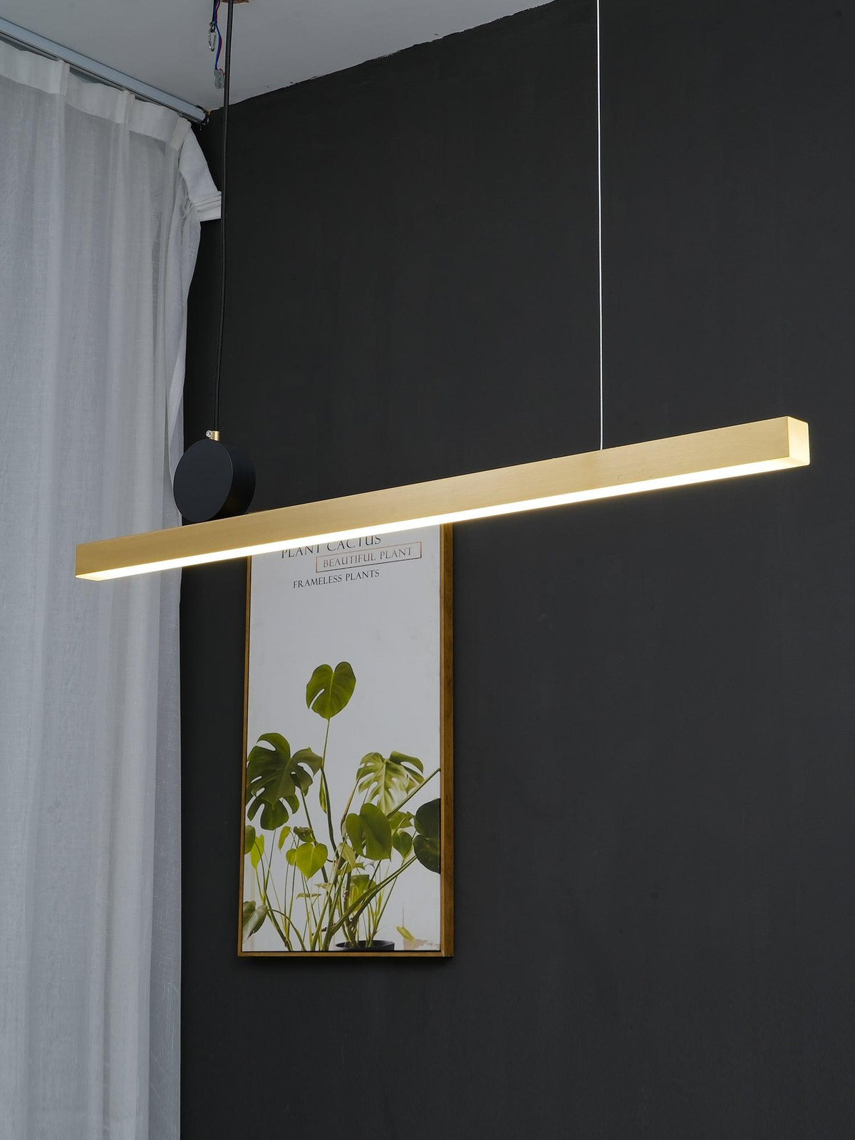 Firdes artystyczna lampa sufitowa z mosiądzu