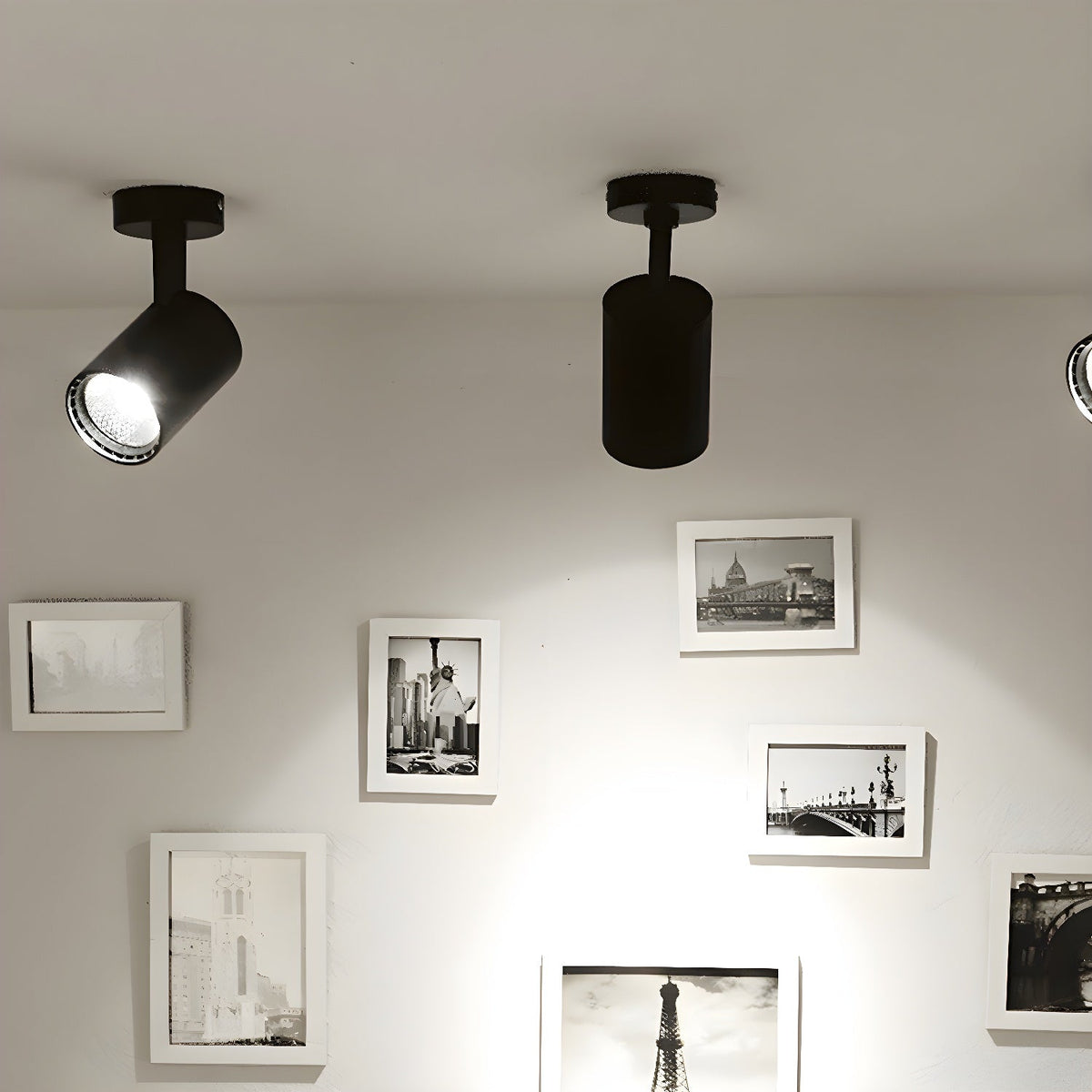 Sysorila nowoczesna minimalistyczna lampa sufitowa typu reflektor z wiązką światła