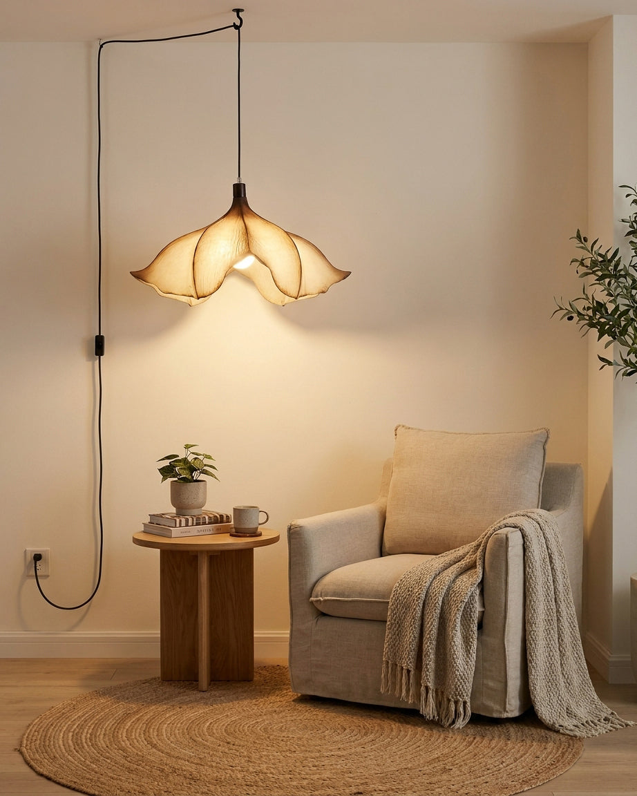 Lampa wisząca Siren z wtyczką