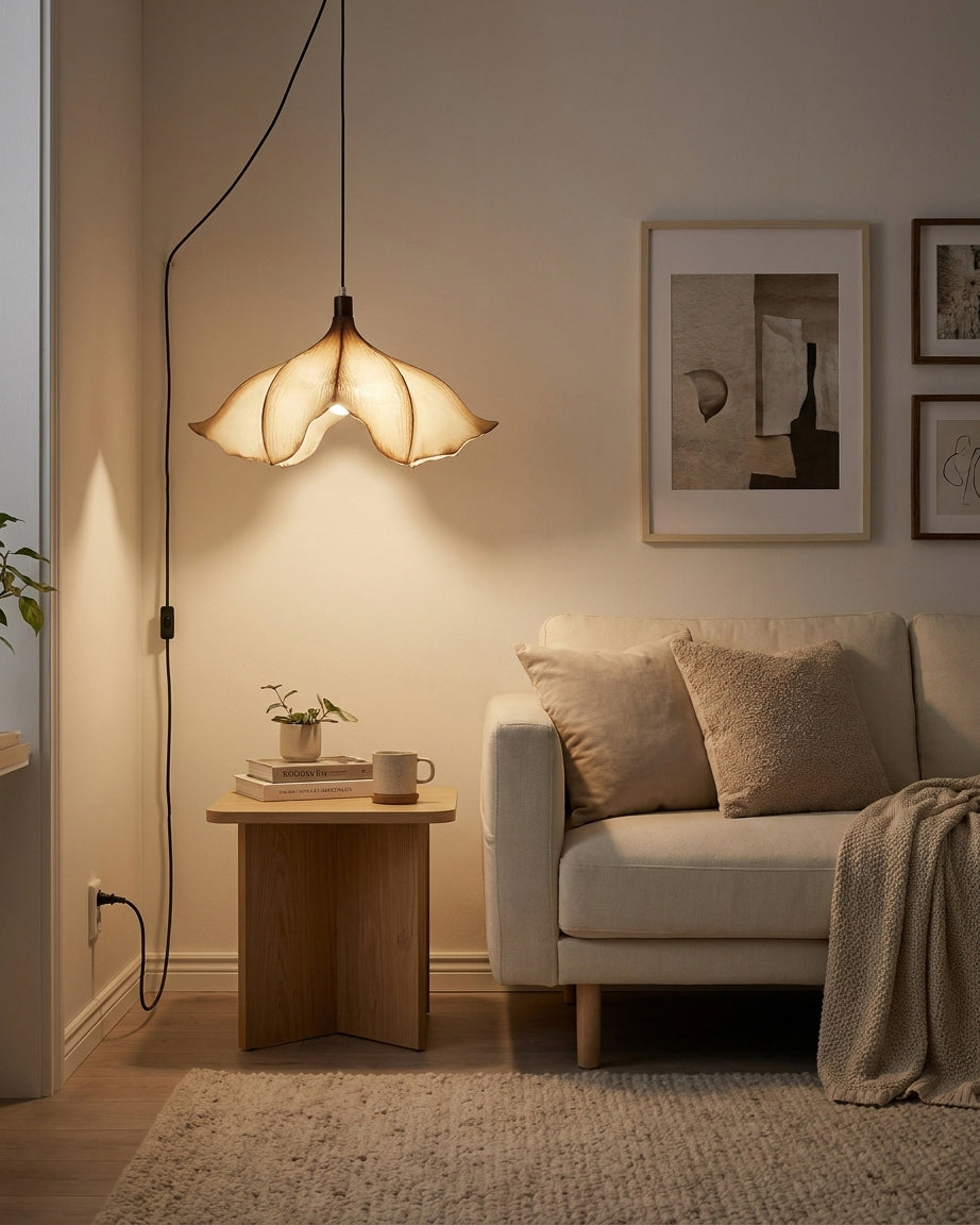 Lampa wisząca Siren z wtyczką