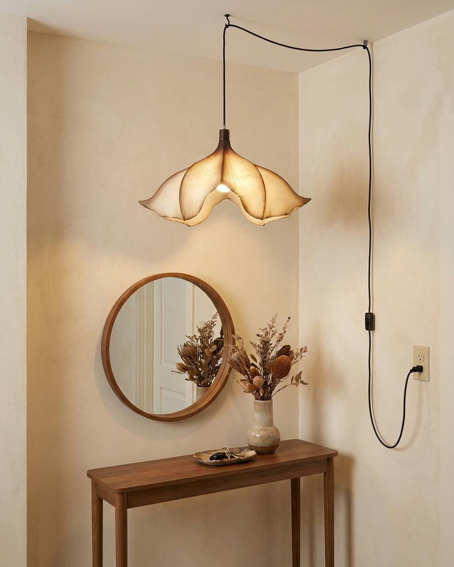 Lampa wisząca Siren z wtyczką