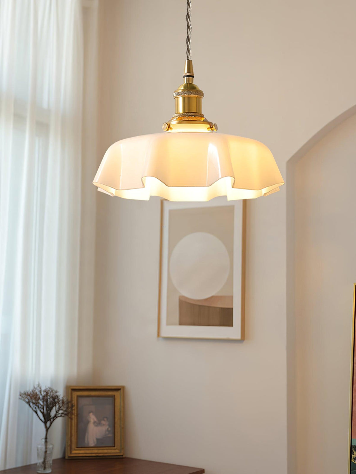 Liorivora lampa wisząca French Flower do jadalni