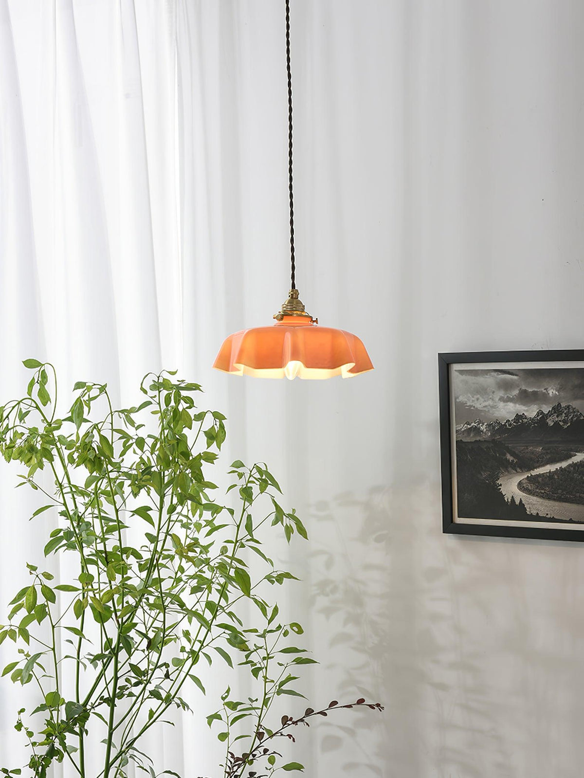 Liorivora lampa wisząca French Flower do jadalni