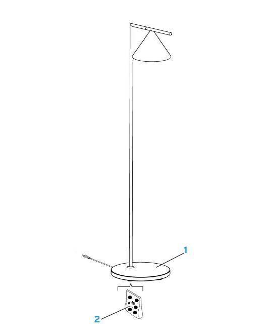 Nell minimalistyczna lampa stojąca
