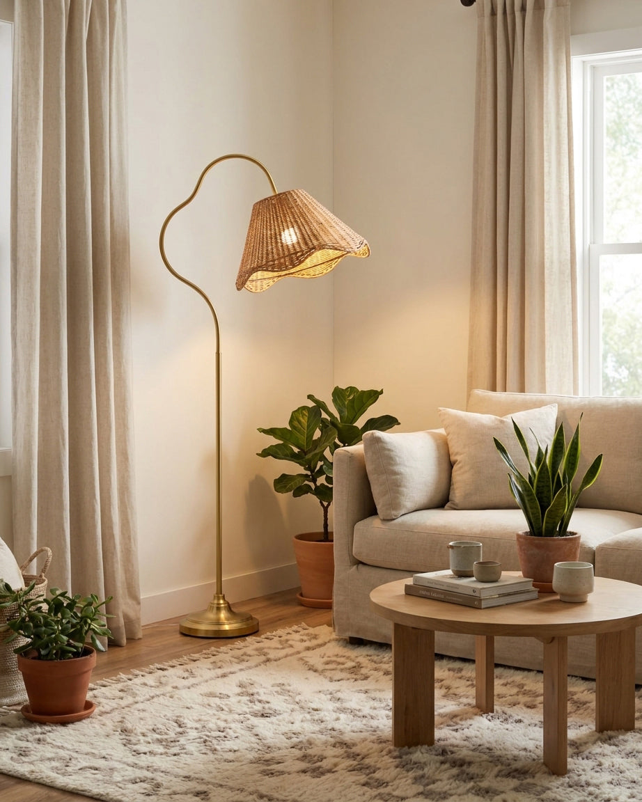 Tendril zewnętrzna lampa stojąca