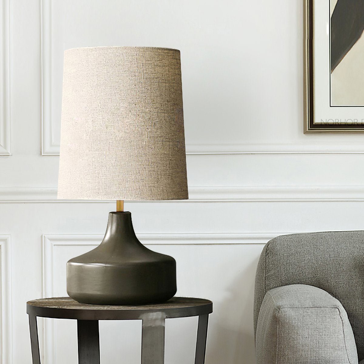 Olenvaris lampa stołowa ceramiczna