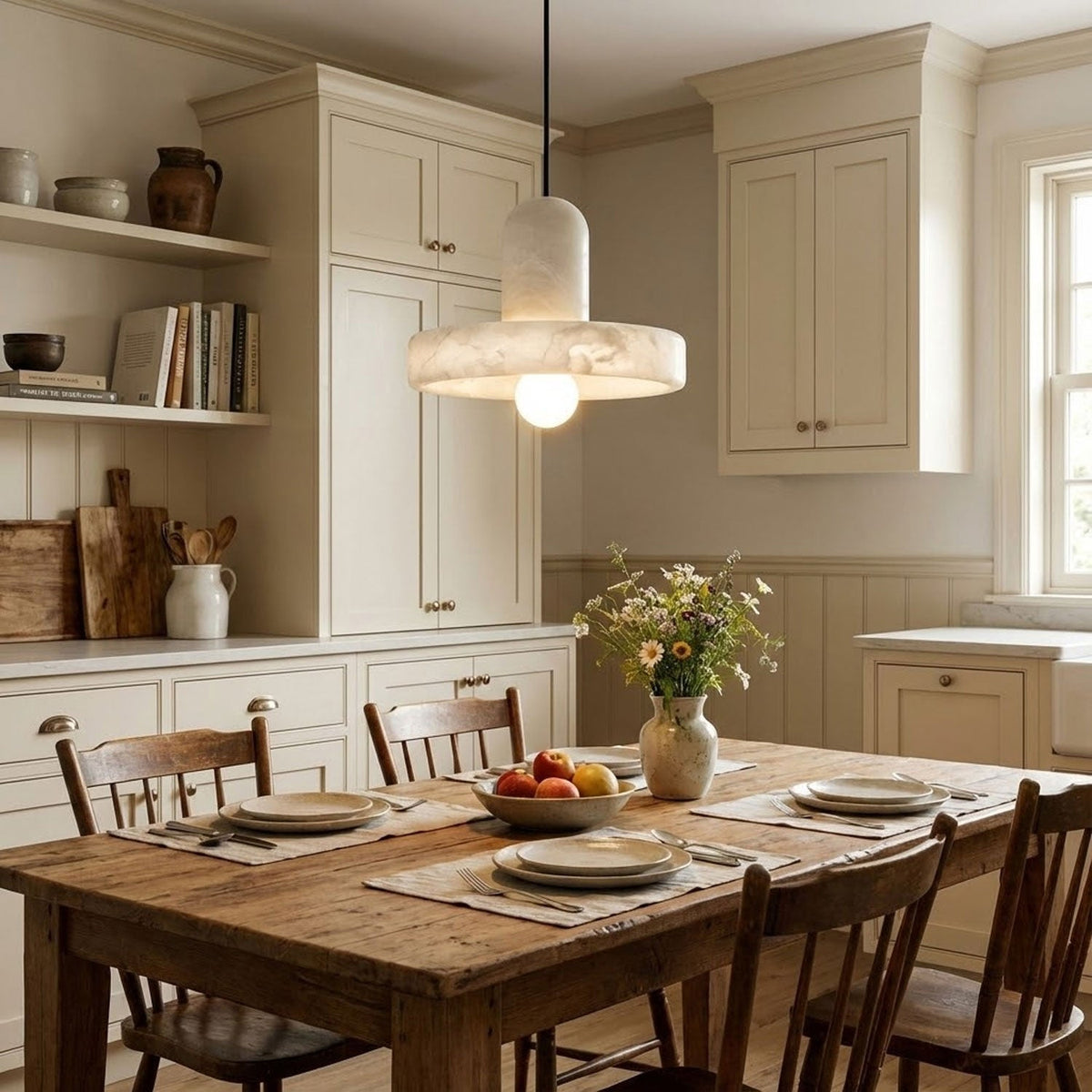 Carrara Alabaster lampa wisząca