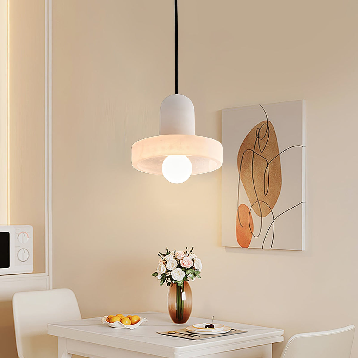 Carrara Alabaster lampa wisząca