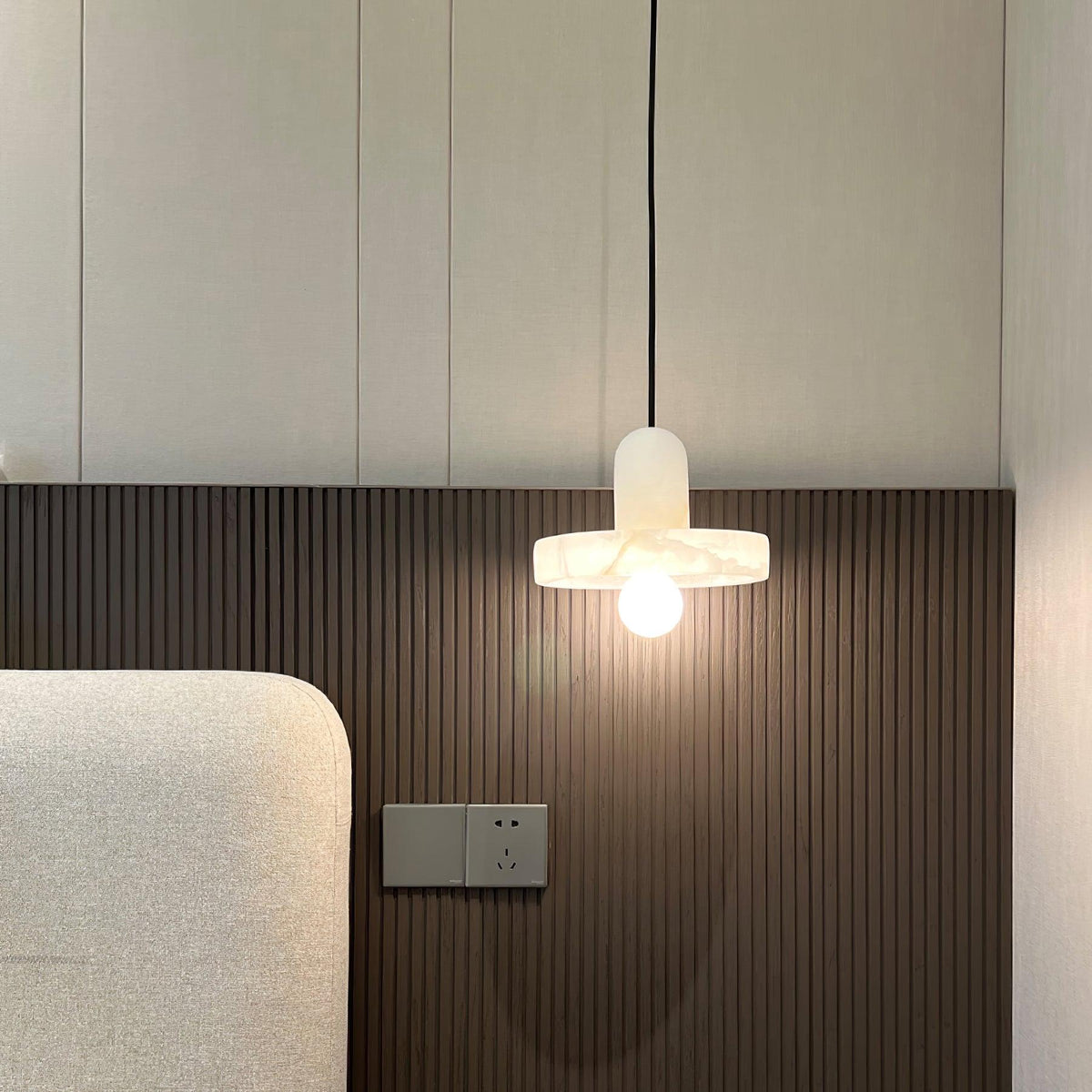 Carrara Alabaster lampa wisząca