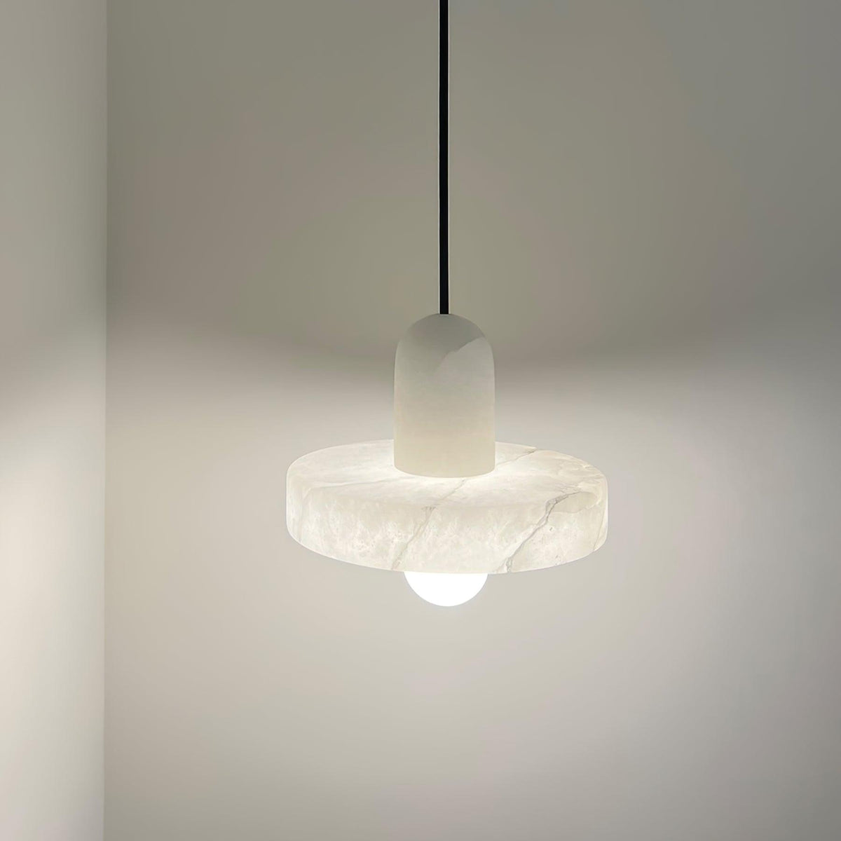 Carrara Alabaster lampa wisząca