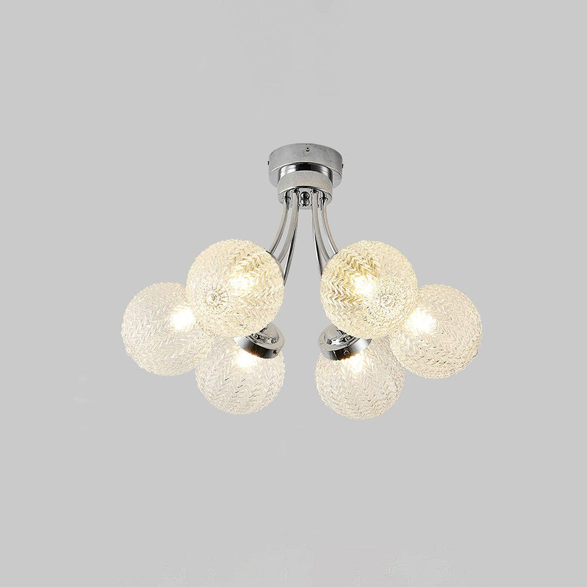 Quve nowoczesna lampa sufitowa ze szkła