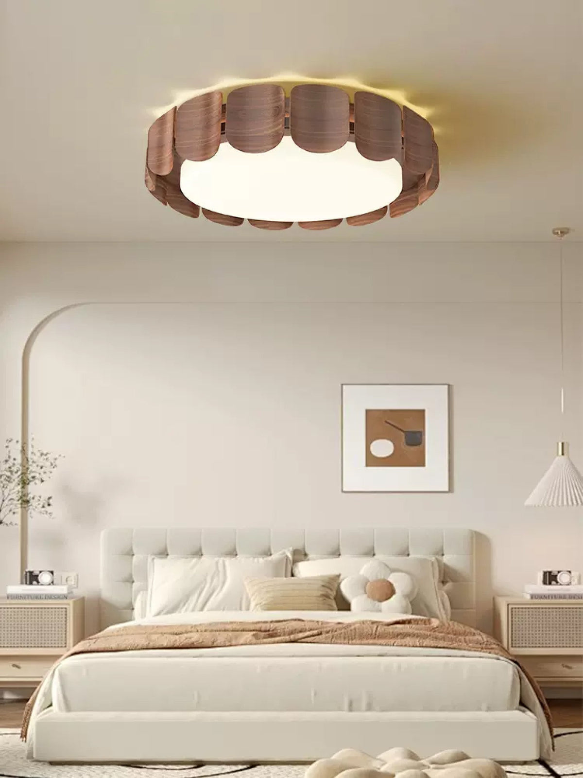Syrinora Premium żyrandol sufitowy w stylu nordyckim Art Flare