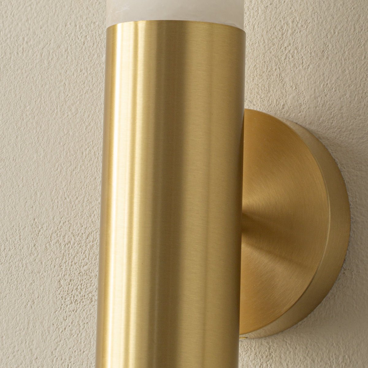 Evtalos Cylinder Alabaster kinkiet