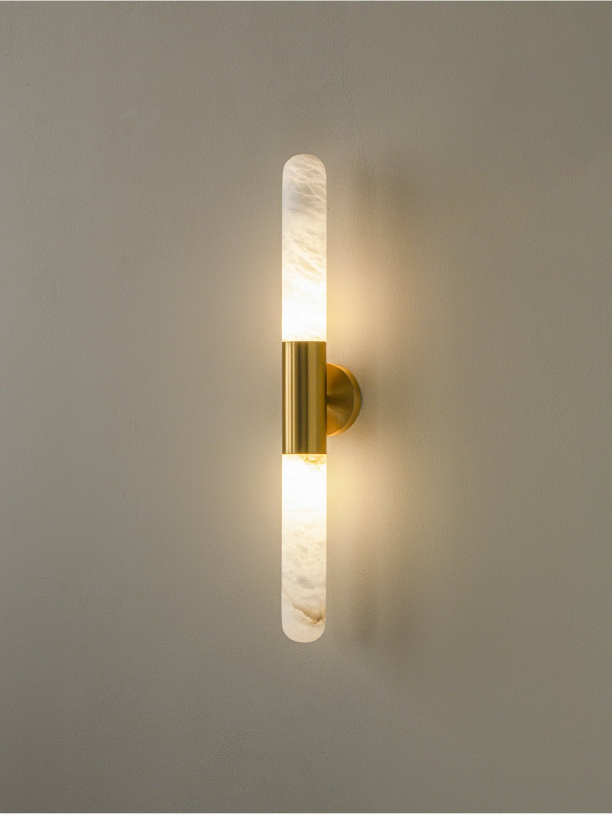 Evtalos Cylinder Alabaster kinkiet