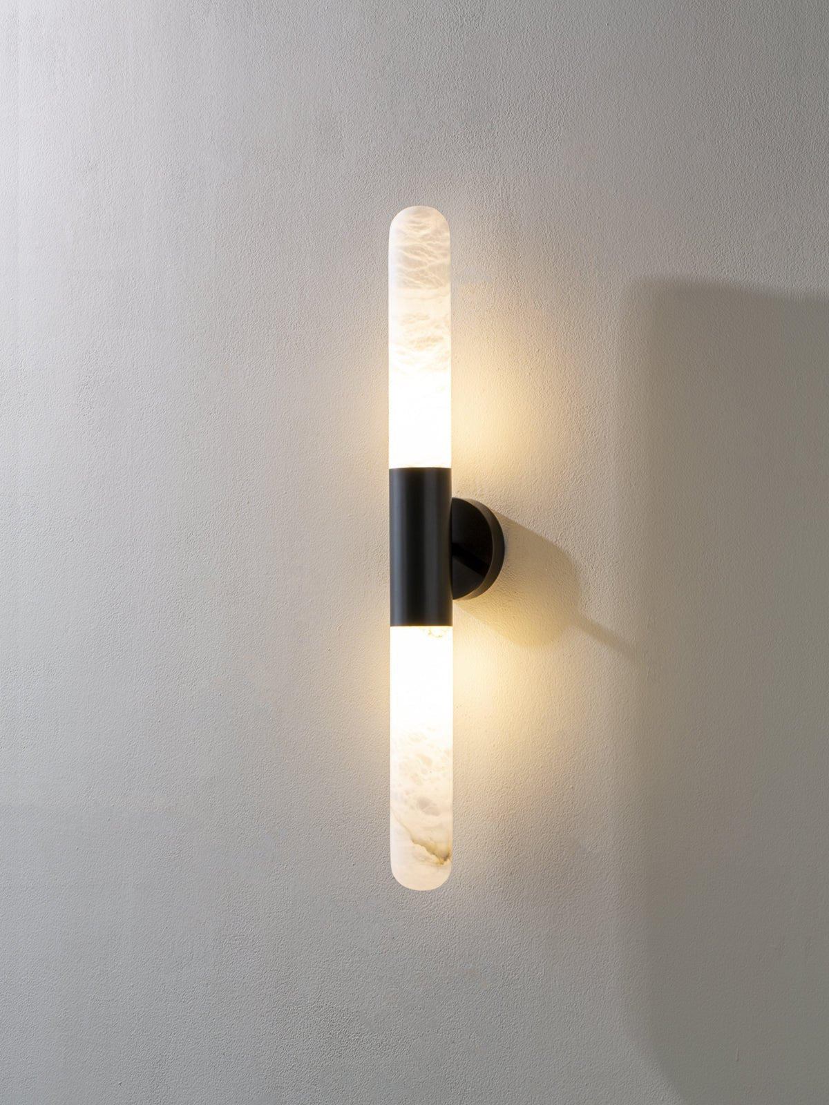 Evtalos Cylinder Alabaster kinkiet