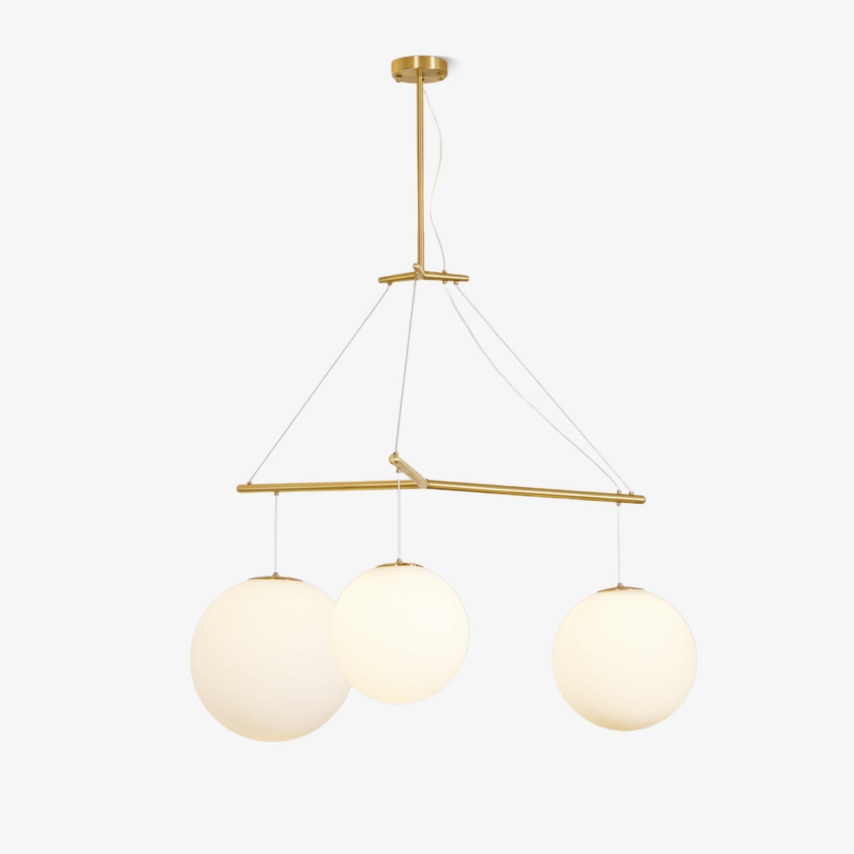 Triad minimalistyczna lampa wisząca ze szkła