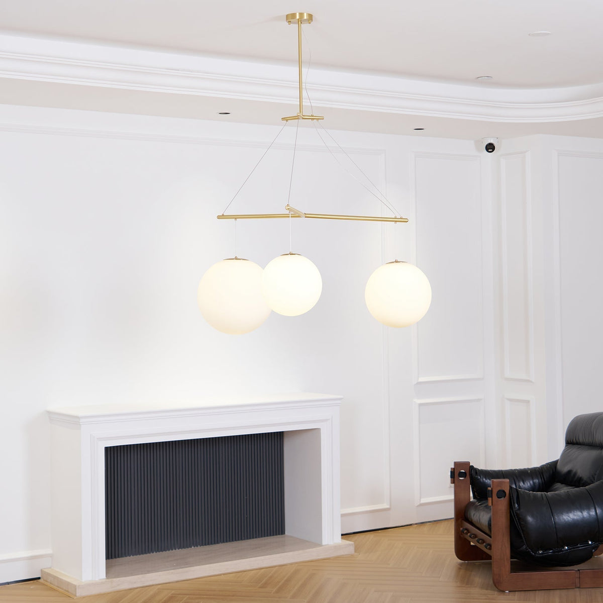 Triad minimalistyczna lampa wisząca ze szkła