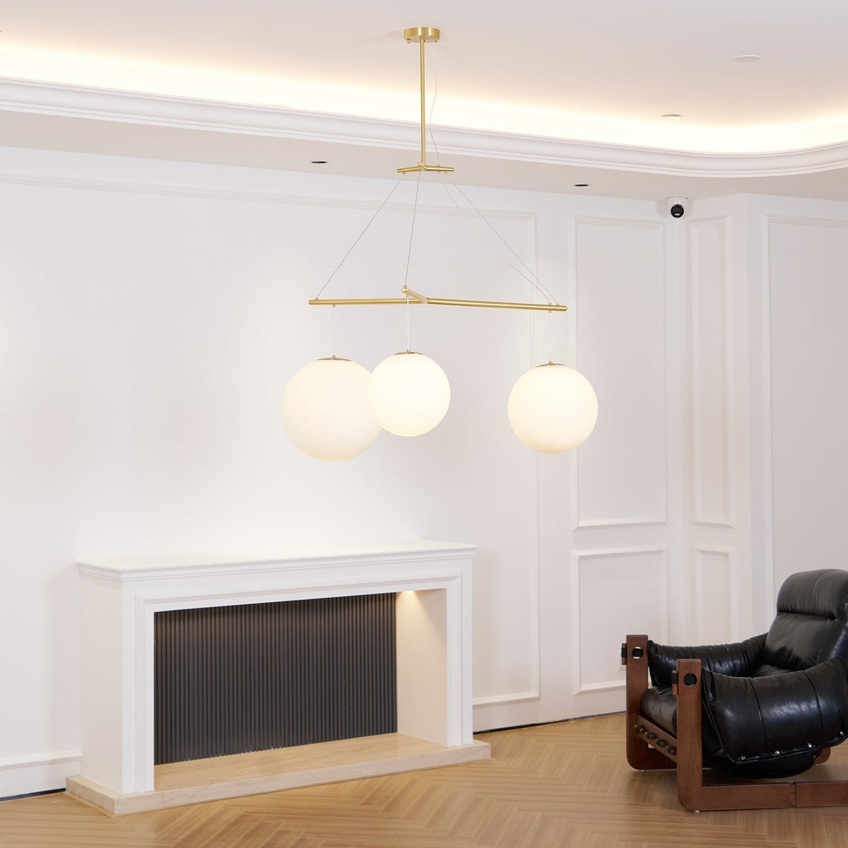 Triad minimalistyczna lampa wisząca ze szkła