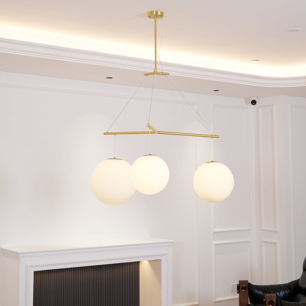 Triad minimalistyczna lampa wisząca ze szkła