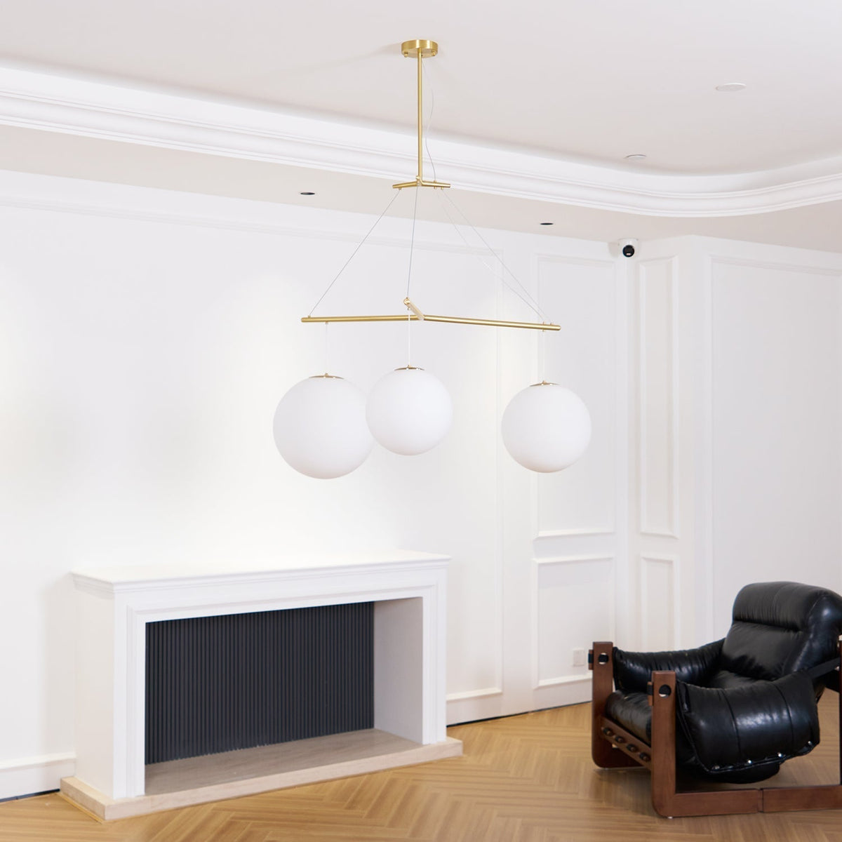 Triad minimalistyczna lampa wisząca ze szkła