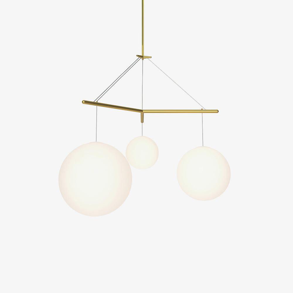 Triad minimalistyczna lampa wisząca ze szkła