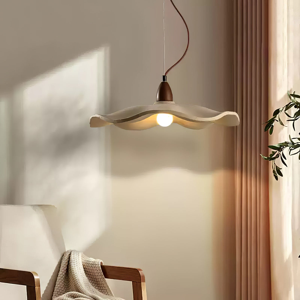 Siro Cement Wave lampa wisząca