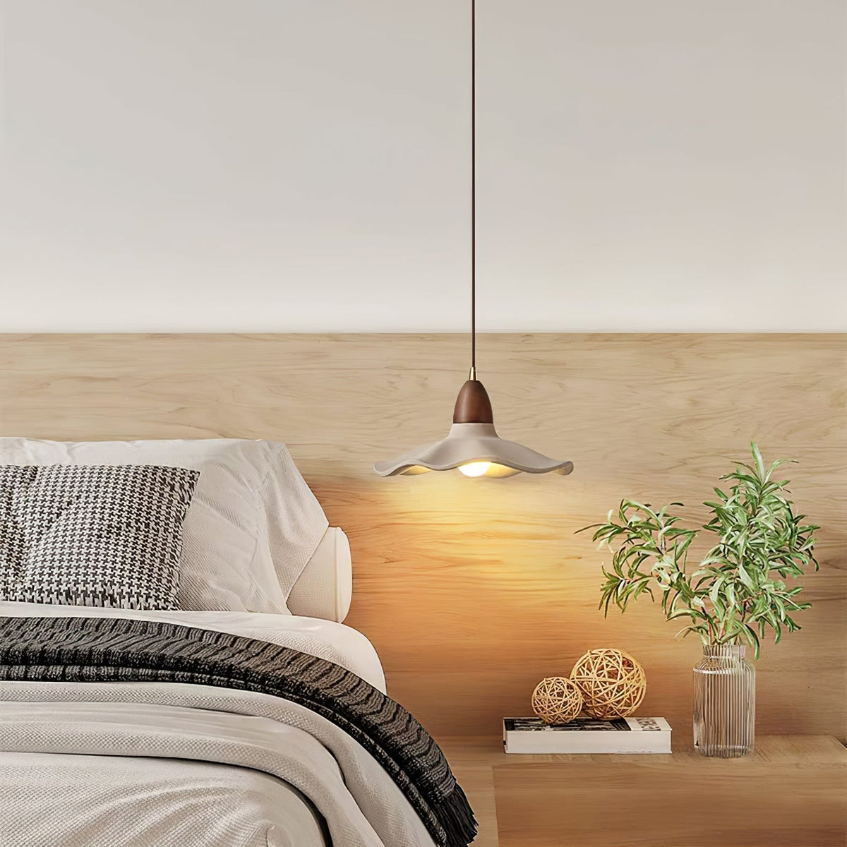 Siro Cement Wave lampa wisząca