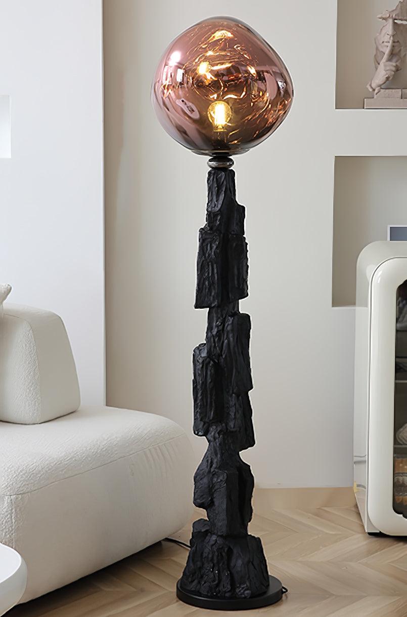 Ember lampa stojąca z akrylu