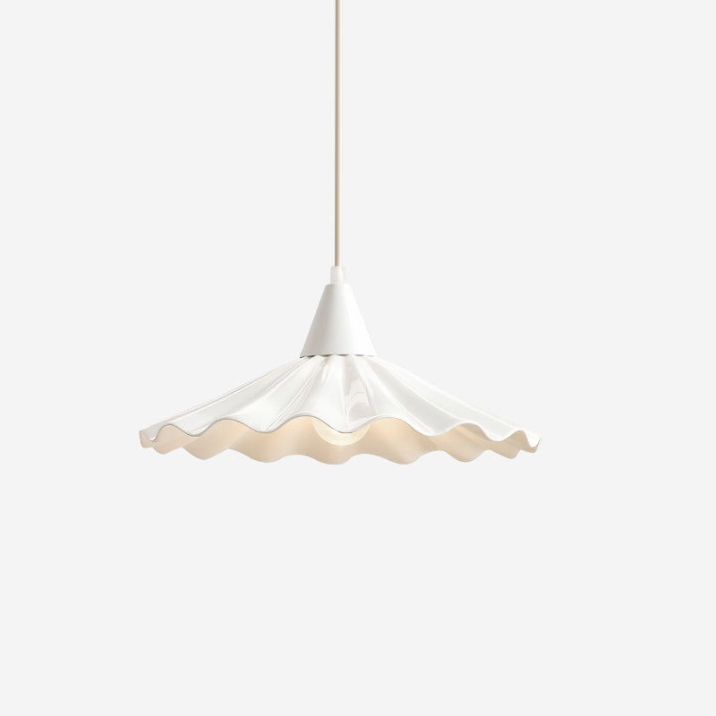 Zavo nowoczesna lampa wisząca z ceramiki w kolorze białym