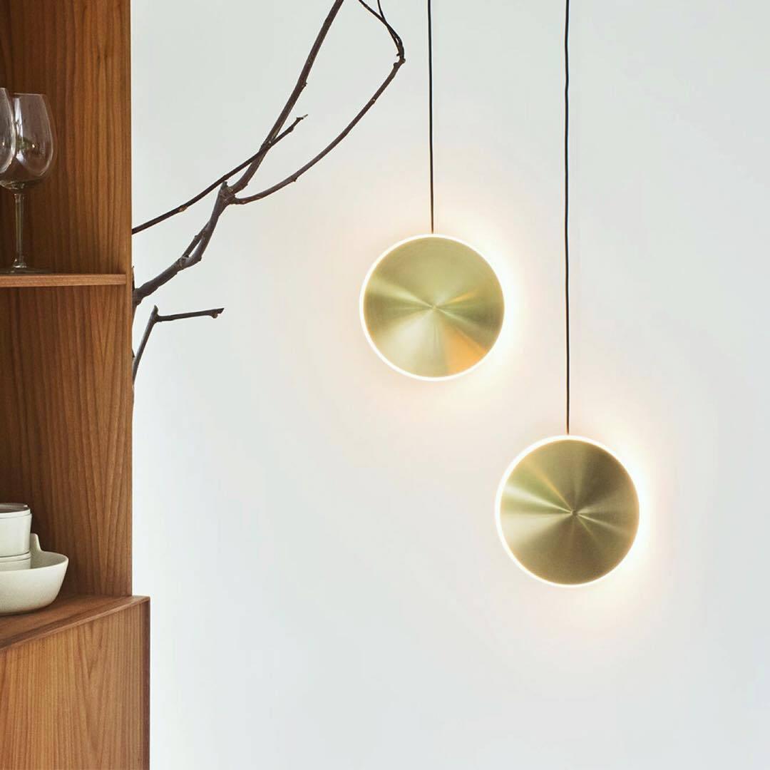 Uvenisra nowoczesna minimalistyczna lampa wisząca w kształcie talerza