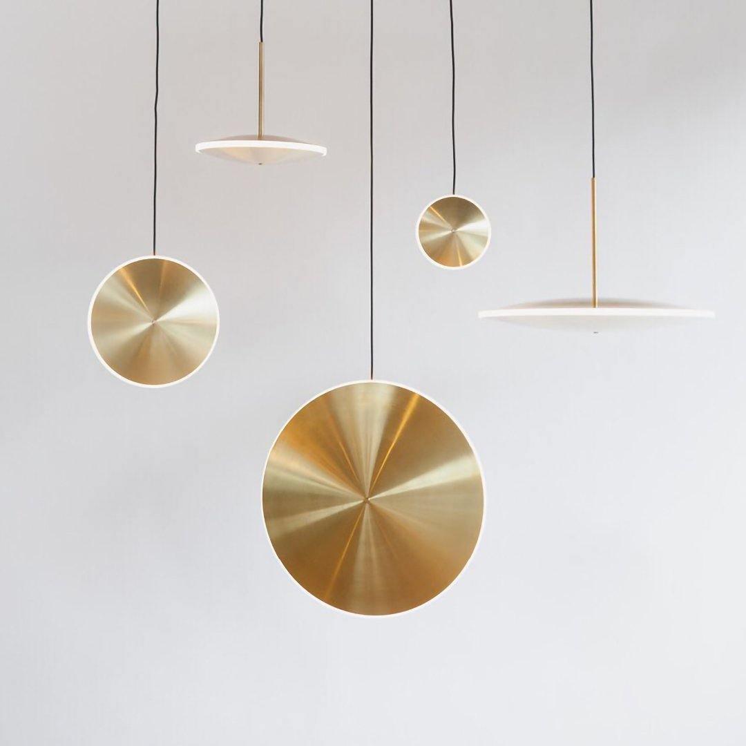 Uvenisra nowoczesna minimalistyczna lampa wisząca w kształcie talerza