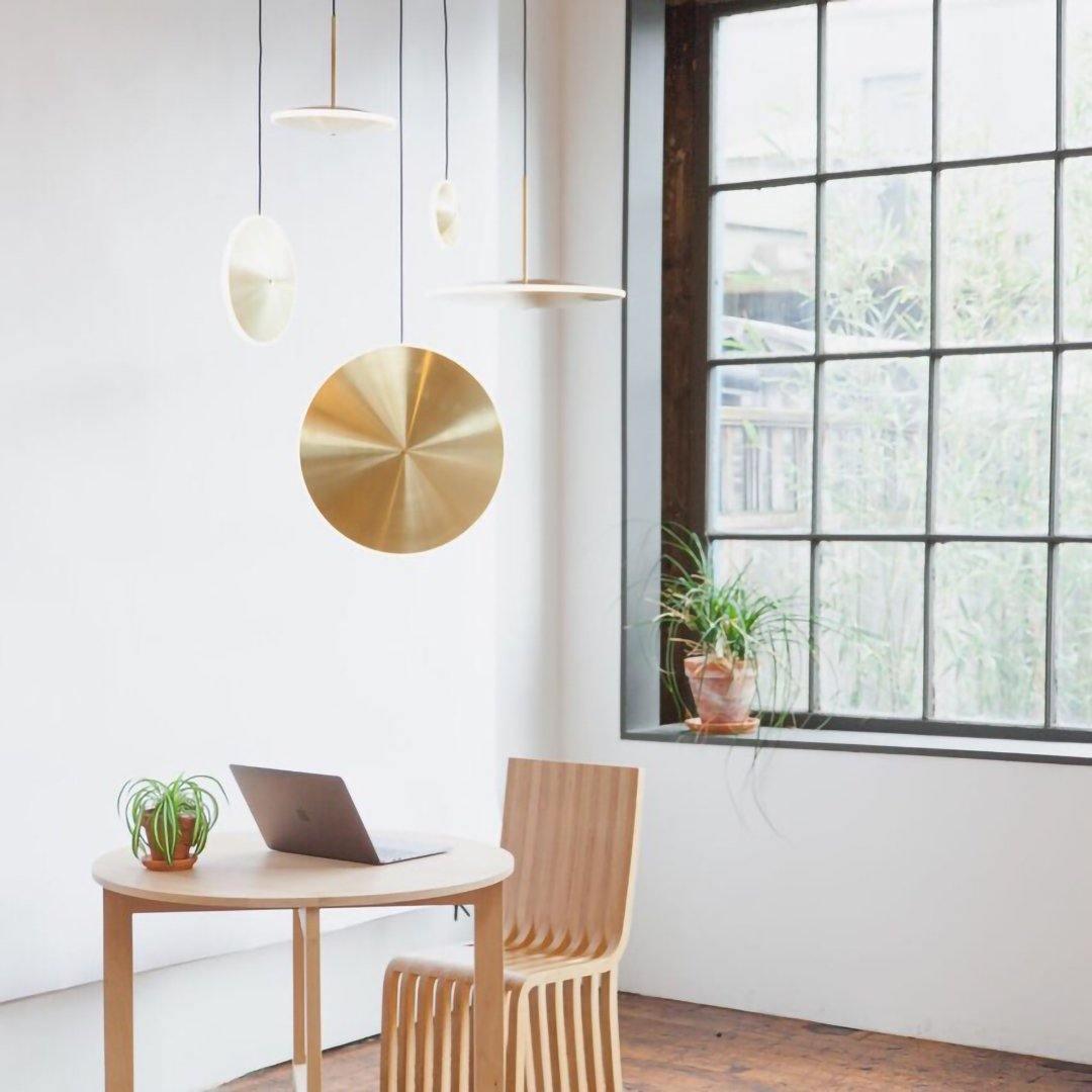 Uvenisra nowoczesna minimalistyczna lampa wisząca w kształcie talerza