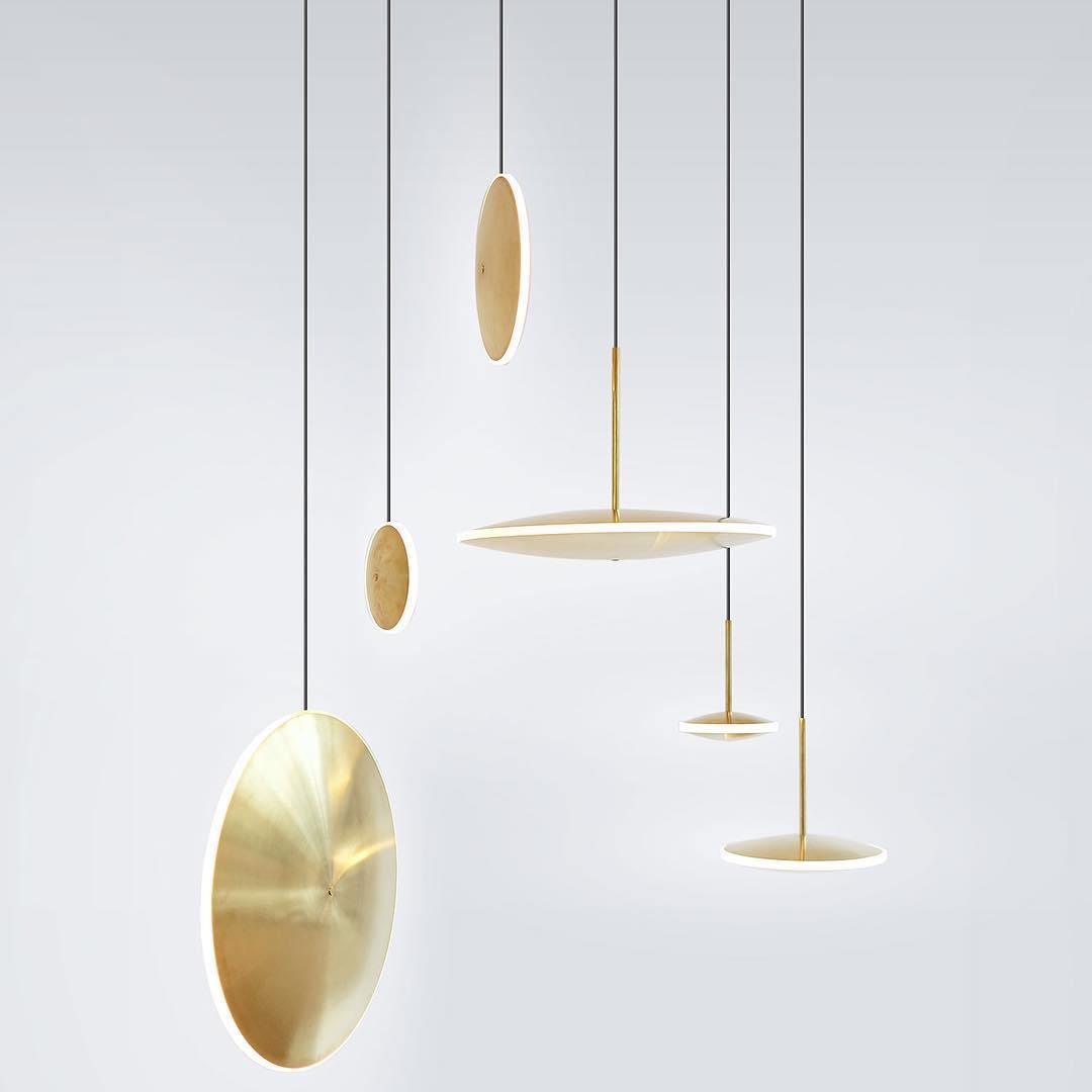 Uvenisra nowoczesna minimalistyczna lampa wisząca w kształcie talerza