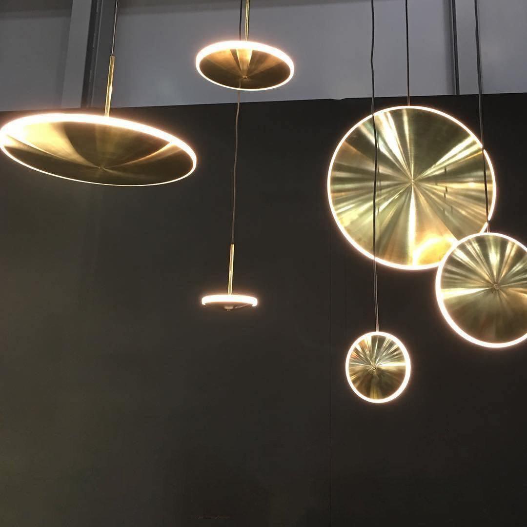 Uvenisra nowoczesna minimalistyczna lampa wisząca w kształcie talerza