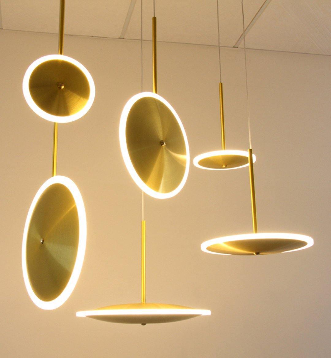 Uvenisra nowoczesna minimalistyczna lampa wisząca w kształcie talerza
