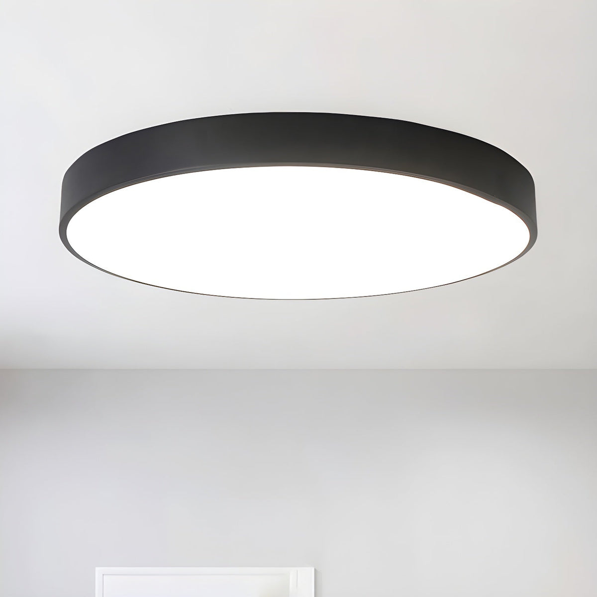 Izoriel nowoczesna minimalistyczna lampa sufitowa o okrągłym, smukłym kształcie