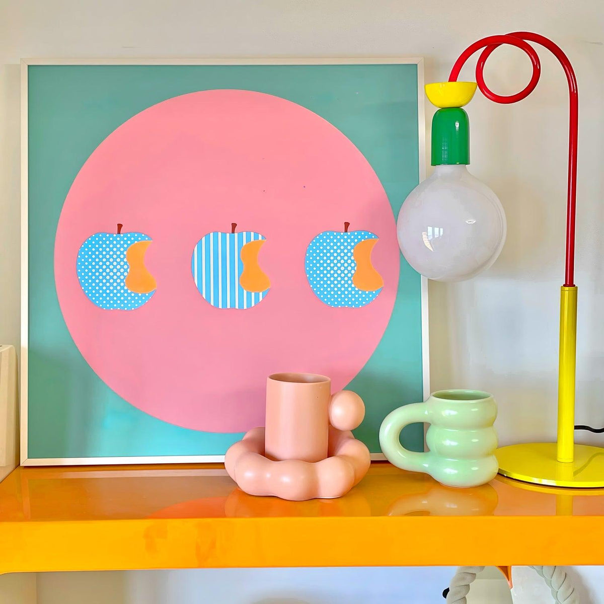 Trilo żyrandol ze szkła