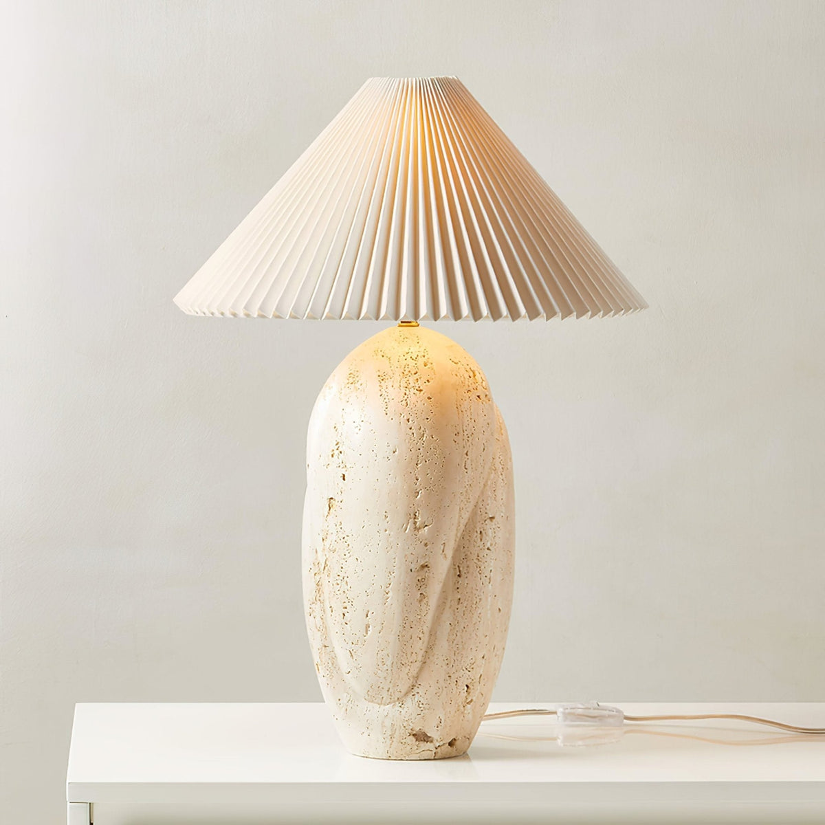 Lampa stołowa Travertine Eursolir