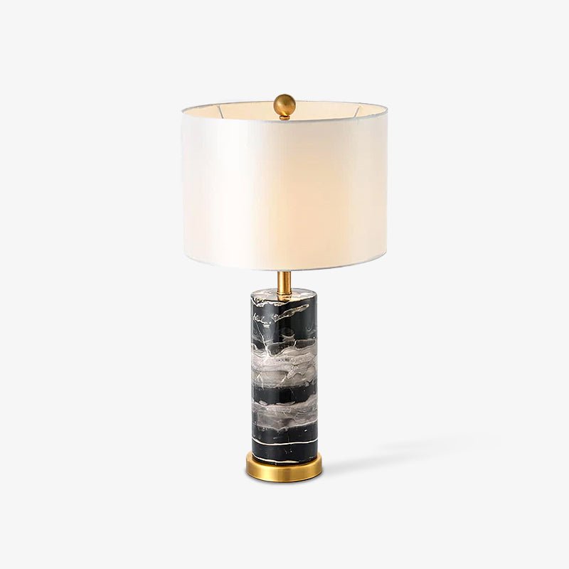 Aclo nowoczesna lampa stołowa z marmuru