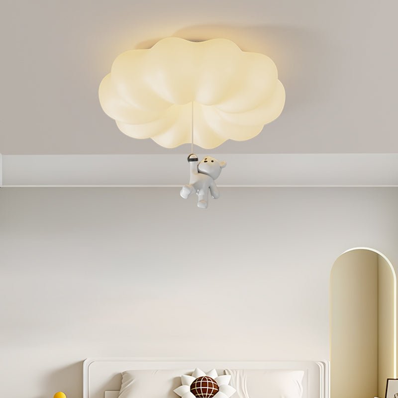 Civarion klasyczna lampa sufitowa ze żywicy w kształcie chmurki niedźwiedzia
