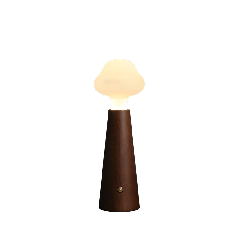 Mushio drewniana lampa stołowa w kształcie chmury
